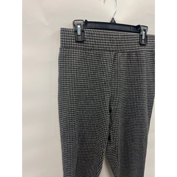 Loft Womens Gray Houndstooth Pants Size S - Picture 3 of 5